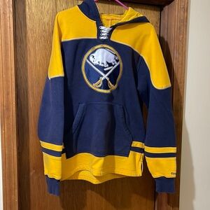 Buffalo Sabres hoodie with large Sabres logo